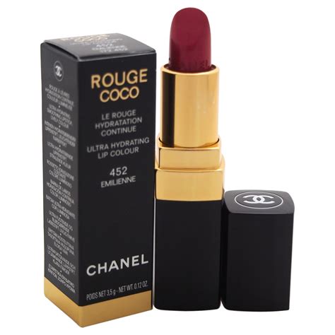 chanel rouge coco 452 emilienne|chanel emilienne rouge.